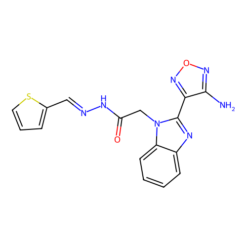 C16H13N7O2S structure