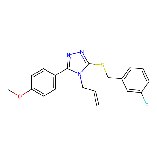 C19H18FN3OS structure