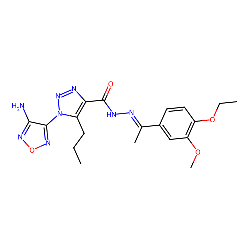 C19H24N8O4 structure