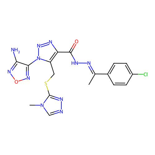 C17H16ClN11O2S structure
