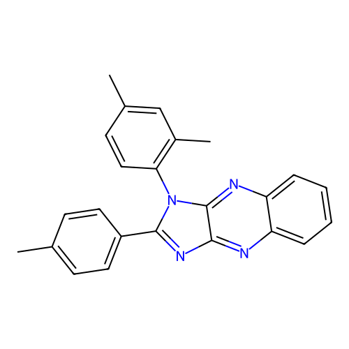 1-(2,4-dimethylphenyl)-2-(4-methylphenyl)-1H-imidazo[4,5-b]quinoxaline structure