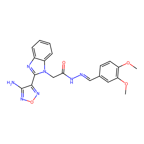 C20H19N7O4 structure