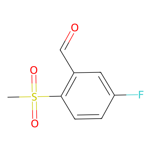 5-Fluoro-2-(methylsulfonyl)benzaldehyde structure