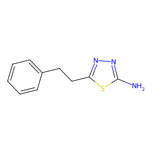 5-(2-Phenylethyl)-1,3,4-thiadiazol-2-amine structure