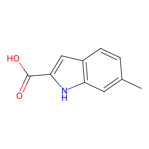 6-Methyl-1H-indole-2-carboxylic acid structure
