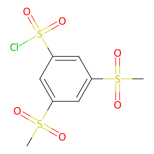 3,5-Bis(methylsulfonyl)benzenesulfonyl chloride structure
