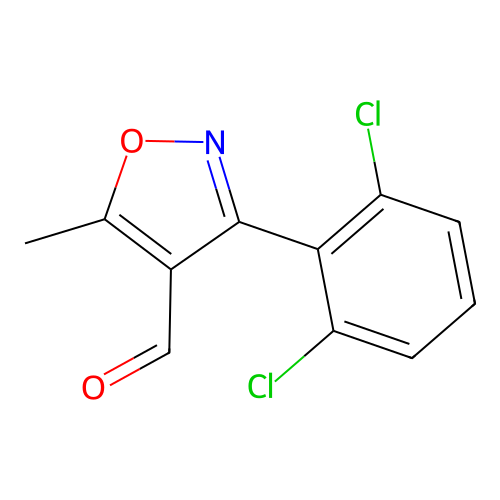 3-(2,6-Dichlorophenyl)-5-methylisoxazole-4-carbaldehyde structure