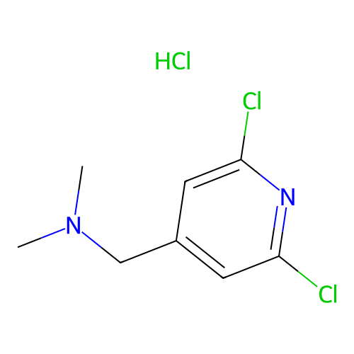 N-[(2,6-Dichloropyridin-4-yl)methyl]-N,N-dimethylamine hydrochloride structure
