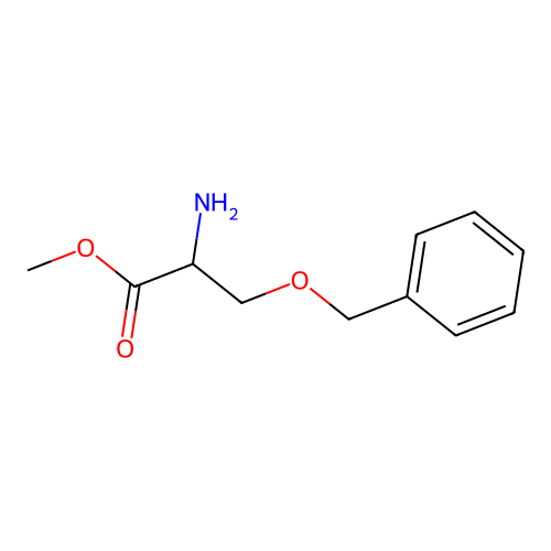 Methyl 2-amino-3-(benzyloxy)propanoate structure
