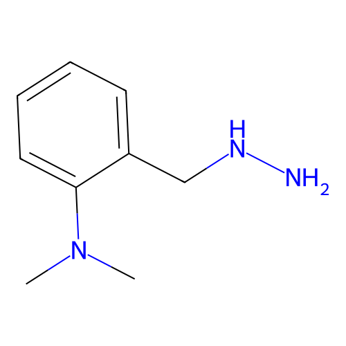 2-(hydrazinylmethyl)-N,N-dimethylaniline structure
