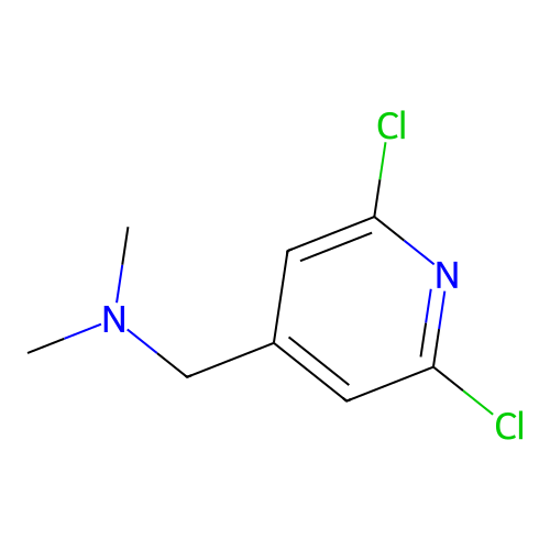 1-(2,6-dichloropyridin-4-yl)-N,N-dimethylmethanamine structure