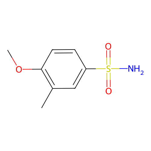 4-Methoxy-3-methylbenzenesulfonamide structure