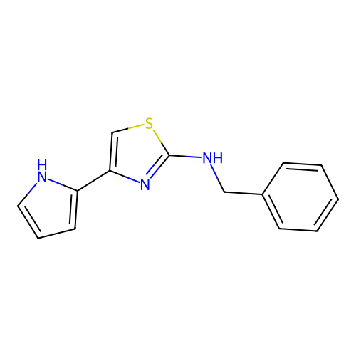 n-Benzyl-4-(1h-pyrrol-2-yl)thiazol-2-amine structure