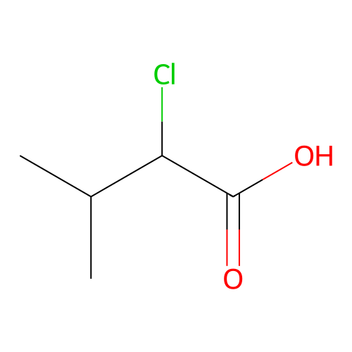 2-Chloro-3-methylbutanoic acid structure