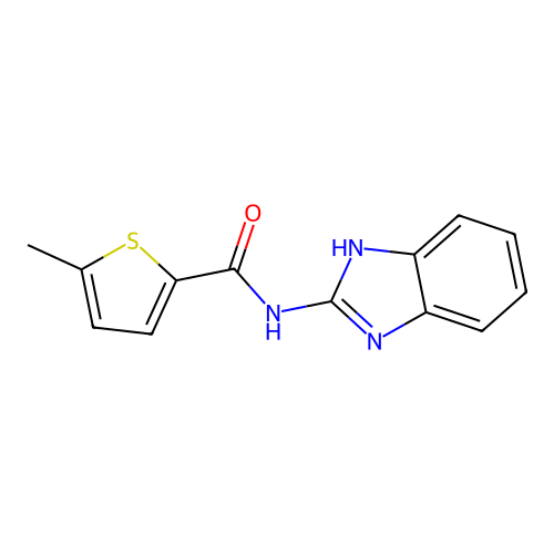 N-(1H-Benzo[d]imidazol-2-yl)-5-methylthiophene-2-carboxamide structure