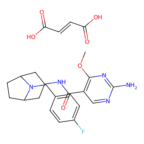 CAS 84923-18-2 - C24H28FN5O6 structure