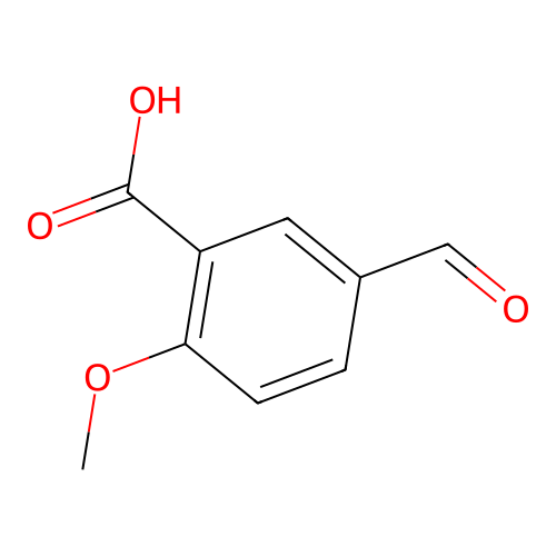 5-Formyl-2-methoxybenzoic acid structure
