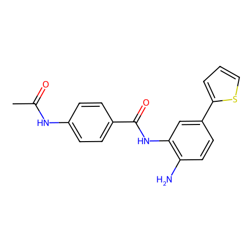 HDAC inhibitor, Compound 1 structure