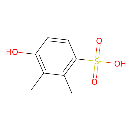 4-Hydroxy-2,3-dimethylbenzenesulfonic acid structure