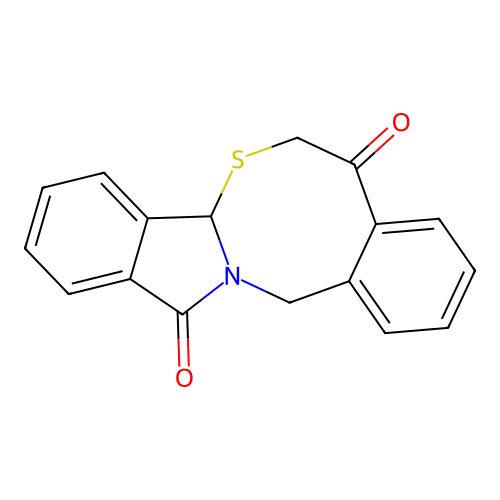 6H-isoindolo[2,1-b][4,2]benzothiazocine-5,12(7aH,14H)-dione structure