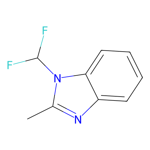 1-(Difluoromethyl)-2-methyl-1H-benzimidazole structure
