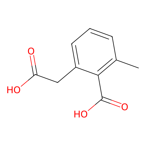Phenacetic acid, 2-carboxy-3-methyl- structure