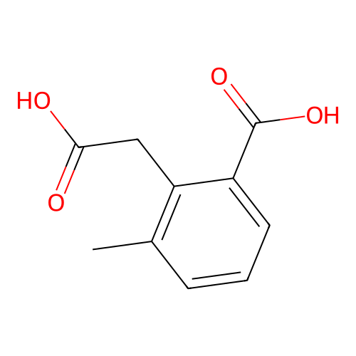 2-(Carboxymethyl)-3-methylbenzoic acid structure