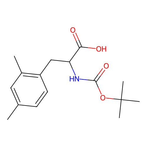 Boc-D-2,4-dimethylphenylalanine structure