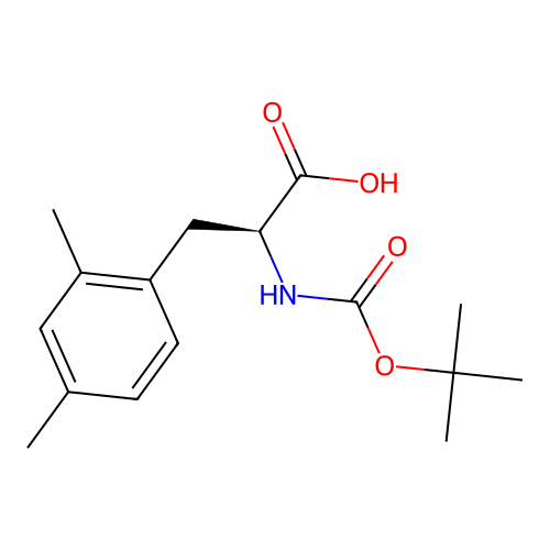 Boc-L-2,4-dimethylphenylalanine structure