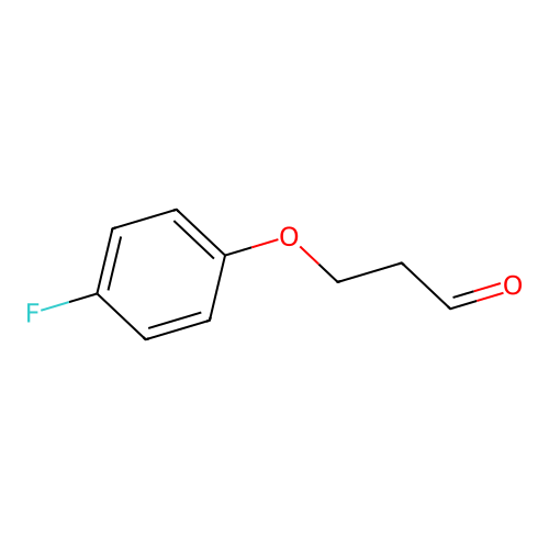 3-(4-Fluorophenoxy)propionaldehyde structure
