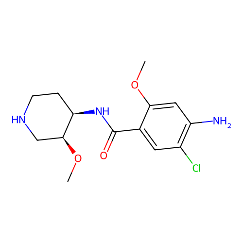 Norcisapride, (+)- structure