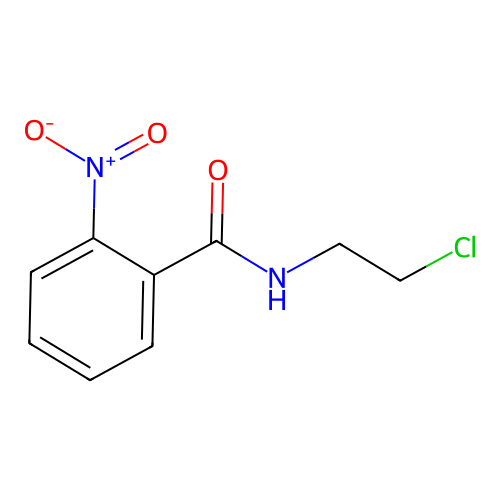 N-(2-Chloroethyl)-2-nitrobenzamide structure