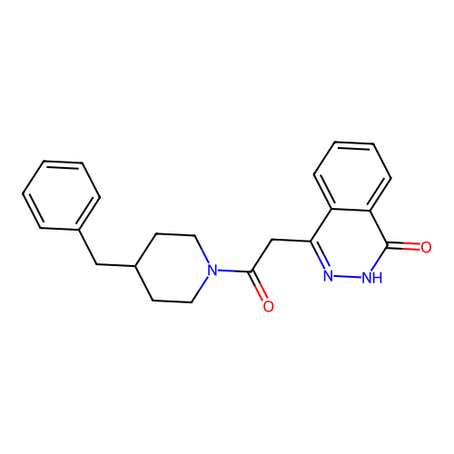 1-(4-Benzylpiperidin-1-yl)-2-(4-hydroxyphthalazin-1-yl)ethanone structure