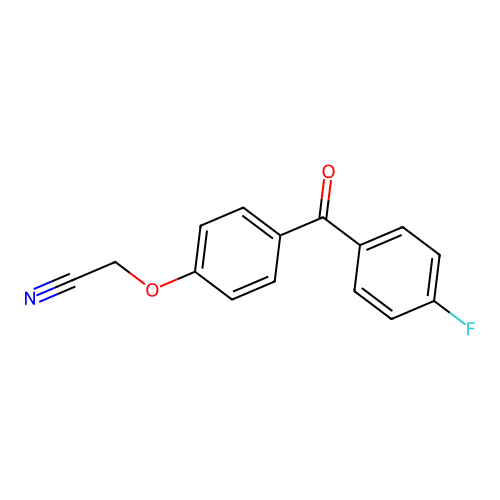 2-(4-(4-Fluorobenzoyl)phenoxy)acetonitrile structure