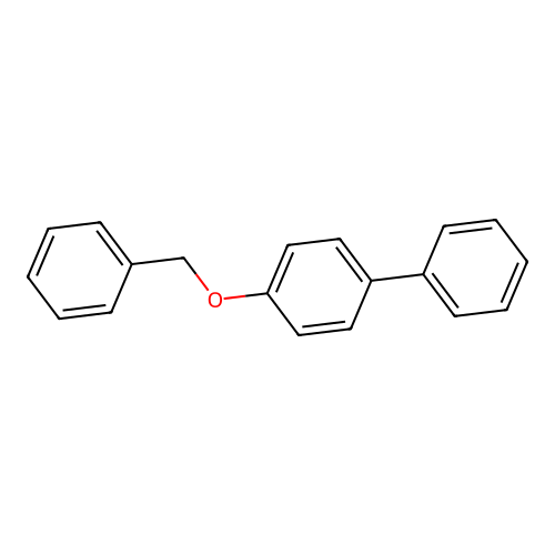 4-Benzyloxy-biphenyl structure