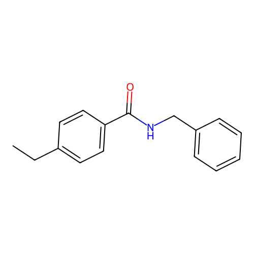 N-benzyl-4-ethylbenzamide structure
