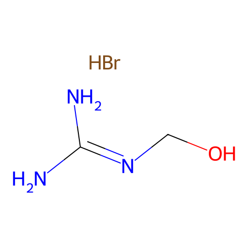 Hydroxymethylguanidine monohydrobromide structure