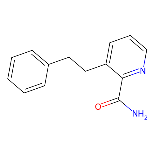 3-(Phenethyl)pyridine-2-carboxamide structure