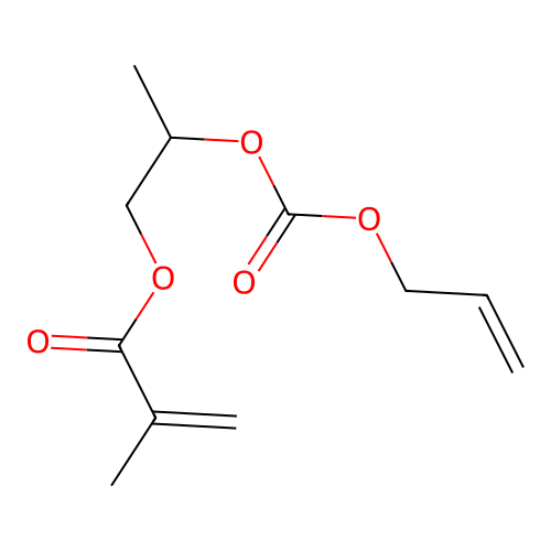 2-Prop-2-enoxycarbonyloxypropyl 2-methylprop-2-enoate structure