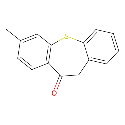 2-methyl-6H-benzo[b][1]benzothiepin-5-one structure