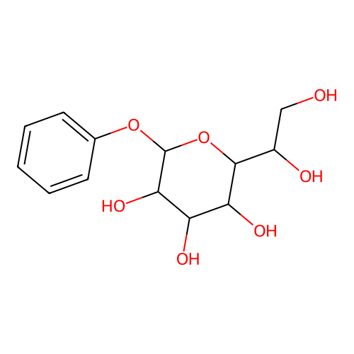 Phenyl heptopyranoside structure