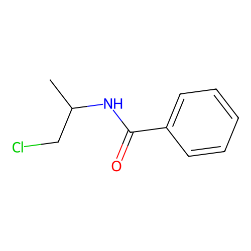 N-(1-chloropropan-2-yl)benzamide structure