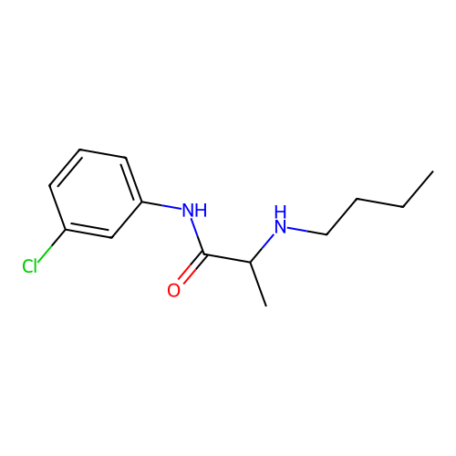 2-(Butylamino)-N-(3-chlorophenyl)propanimidic acid structure