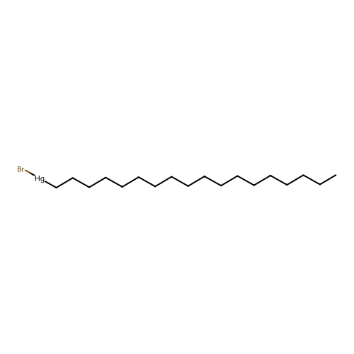 Bromo(octadecyl)mercury structure