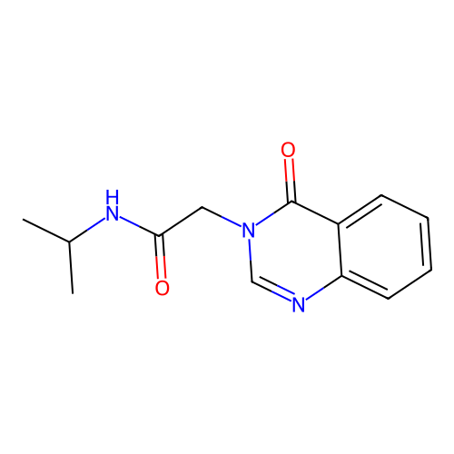 2-(4-oxoquinazolin-3(4H)-yl)-N-(propan-2-yl)acetamide structure