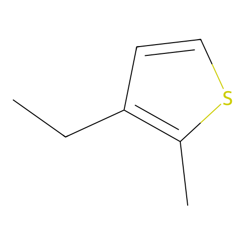 Thiophene, 3-ethyl-2-methyl- structure