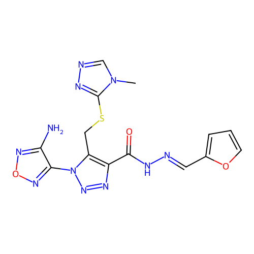 C14H13N11O3S structure