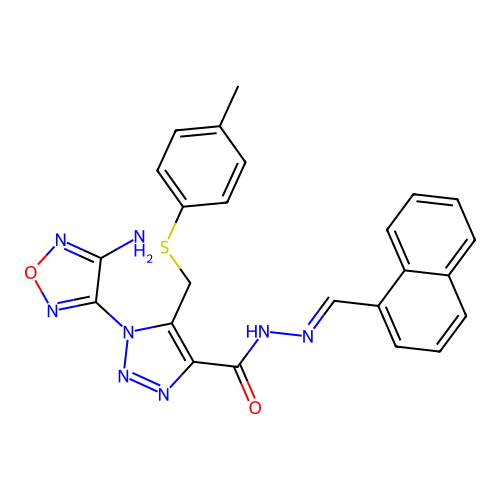 C24H20N8O2S structure