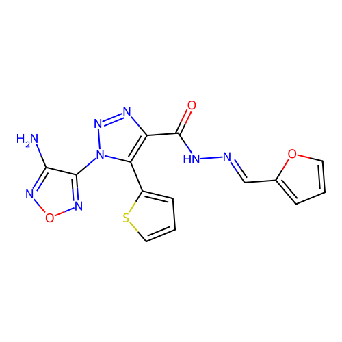 C14H10N8O3S structure