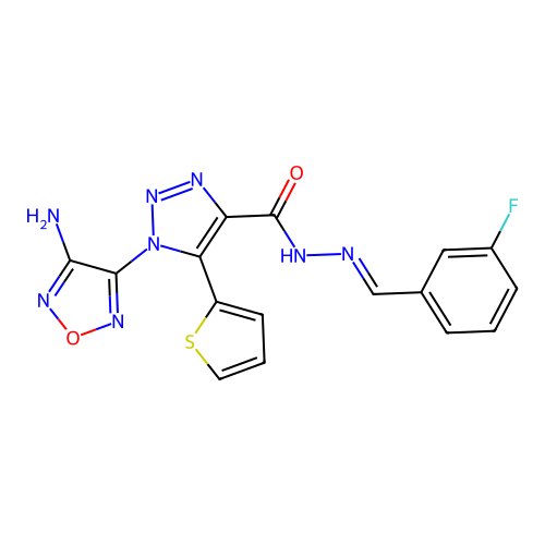 C16H11FN8O2S structure